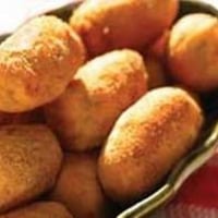 Croquete de cenoura recheado com presunto