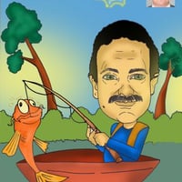 caricatura digital via e-mail