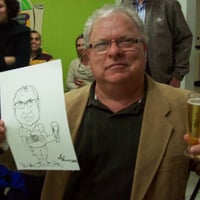 caricaturas ao vivo no papel
