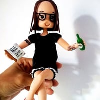 ESTÁTUA PERSONALIZADA, (MODELAGEM FOFA) 15 CM
