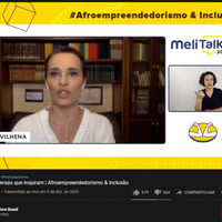 Interpretação simultânea remota para Libras, evento em 2020