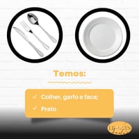 Kit Prato + Talheres + Copo Por Apenas 2,56