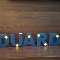 Letras 3d em
scrap decoradas