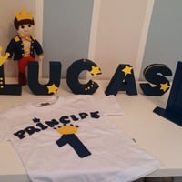 kIT FESTA PERSONALIZADA
LETRA 3D, PORTA RETRATO, CAMISETA E PERSONAGEN