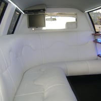 Interior da Limousine Preta
