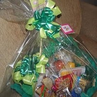 Cesta de café da manhã com 50 Itens