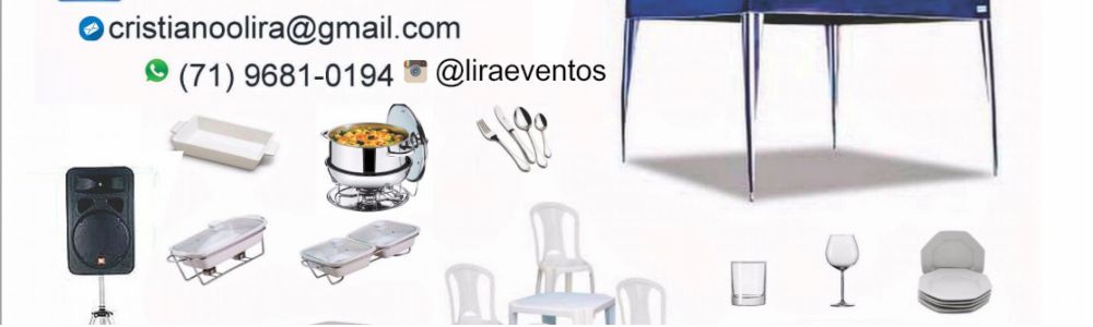 Aluguel Copos Taças Refratário Rechaud