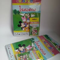 Kit para colorir com giz de cera personalizado