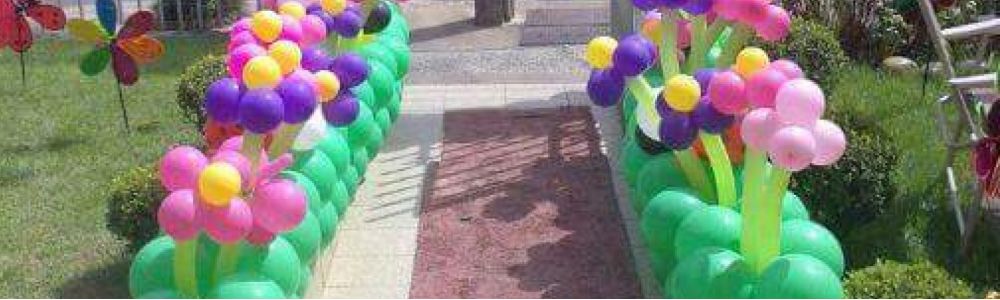 Curso em balão, Decorações infantis