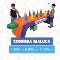CORRIDA MALUCA, estimula a concentração e rapidez da criançada.
