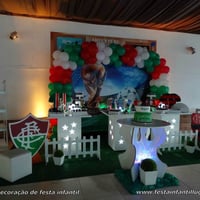 Futebol - Decoração tradicional simples para aniversário de meninos
