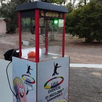 Máquina de pipoca.
Pipoca
#pipoca