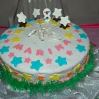 Bolo de estrelinhas