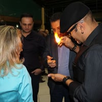Mágico Dilli em evento BNI Bandeirantes.