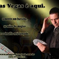 Las Vegas é aqui, um baralho, as mãos do mágico e o desafio está lançado.