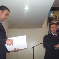 Com o então Governador de MG - Antonio Anastazia