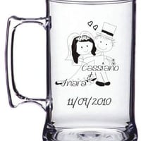 Caneca decorada.