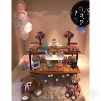 Nossas mamães arrasam. Chá revelação com as peças da Mamãe Faz A Festa