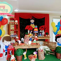 Branca de Neve decoração festa provençal infantil Luxo