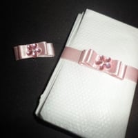 Porta guardanapo com flor