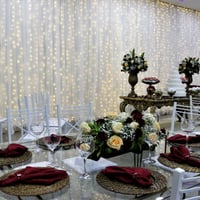 Salão decorado