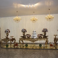 Mesa do bolo decorada