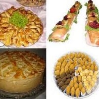 Salgadinhos, tortas e lanches deliciosos