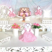Ursas rosa e branco