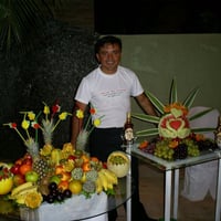 mesa de frutas