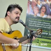 Aniversário de 20 anos da "Credifisco" MPB Voz e Violão com Marcelo Rios.