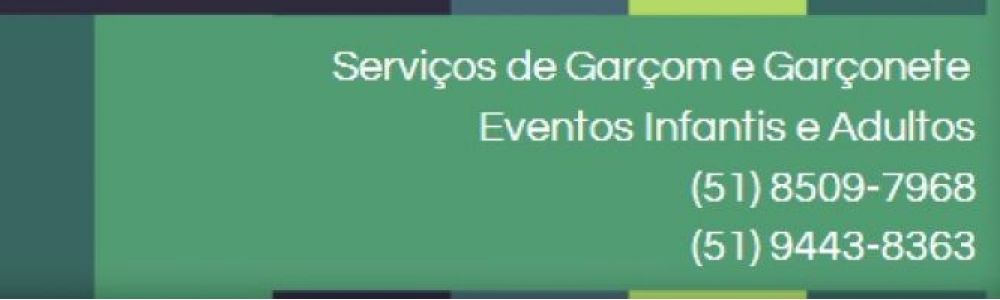 Serviços de garçom, garçonete e copeira