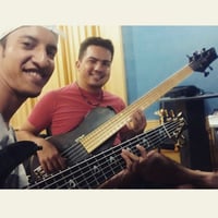 Tarde de estudos com meu mano Diego Ramos (baixista da banda Calipso)