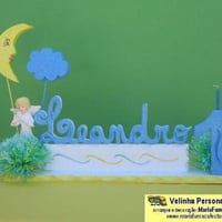 MariaFumaçaFestas® - Velinha Personalizada para Aniversário Infantil