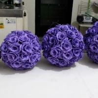 bolas de rosas em eva