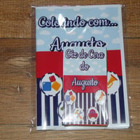Kit de Livros de Colorir com Giz de Cera Brinquedos
Tamanho: 14x10 cm
Com 12 imagens em 6 páginas