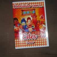 Kit de Livros de Colorir com Giz de Cera Cocoricó
Tamanho: 14x10 cm
Com 12 imagens em 6 páginas no