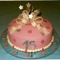 Bolo de 15 anos.