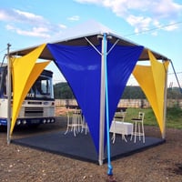 Tenda 4x4m Personalizada com Lycra.