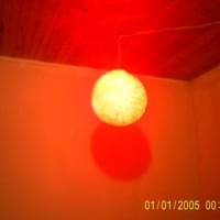bola de natal com led rgb