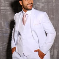 Terno slim fit branco