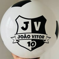 Bola de Vinil Dente de Leite Personalizada 21cm.