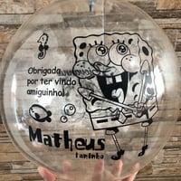 Bola de Vinil transparente personalizada
