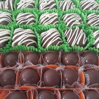 Mini Trufas e Mini pão de mel