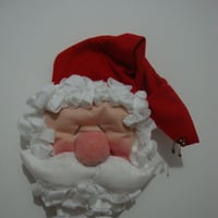 Papai Noel de tecido.