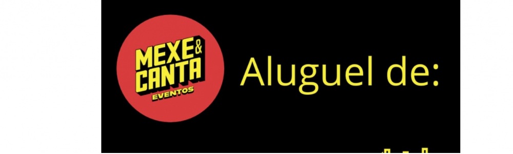 Aluguel de mesas, cadeiras, toalhas, tampões, som e karaokê.