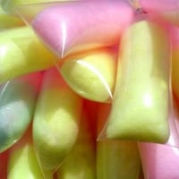 algodão doce colorido