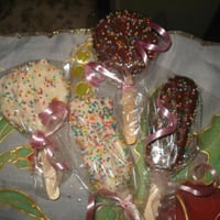 pirulito de biscoito