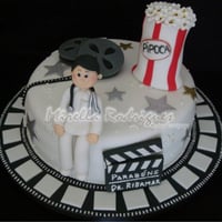 Bolo temático Cinema