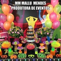 15 ANOS NEON MESA DO BOLO