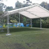 tenda duas águas branca